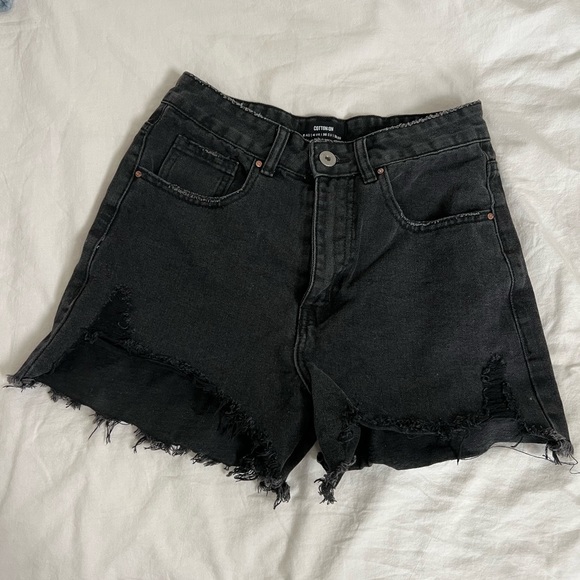 Cotton On High Rise Harley Denim Shorts 